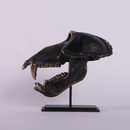 Monkey Baboon Skull Life Size Statue - LM Treasures 