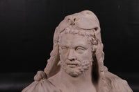 Hercules Stone Bust Life Size Statue - LM Treasures 