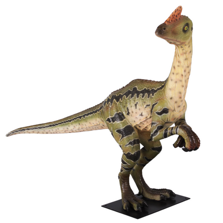 Dilong Paradoxus Dinosaur Life Size Statue - LM Treasures 
