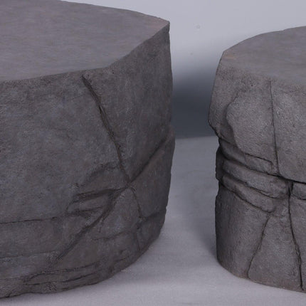 Rock Table Chair Life Size Statue - LM Treasures 
