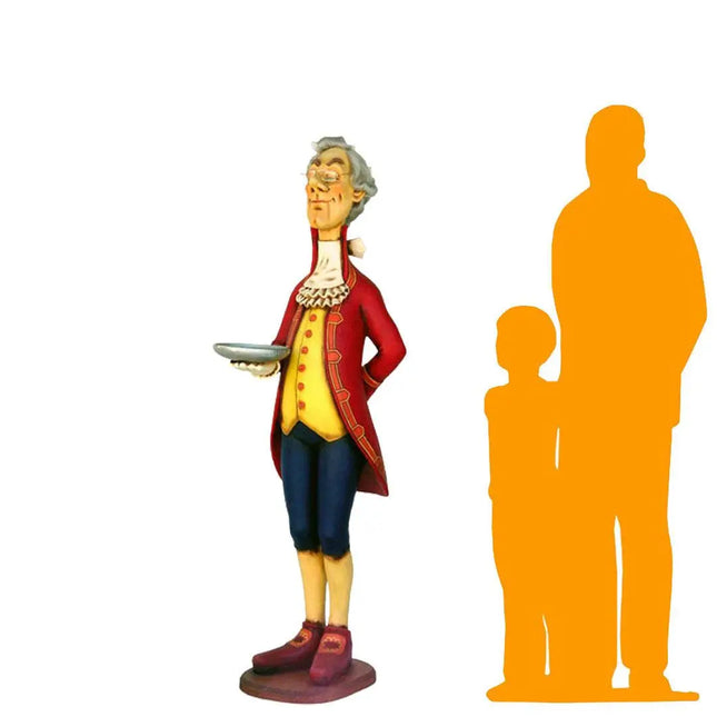 Funny Butler  Life Size Statue LM Treasures - A