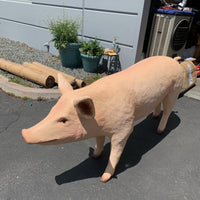 Pig Standing Life Size Statue - LM Treasures 