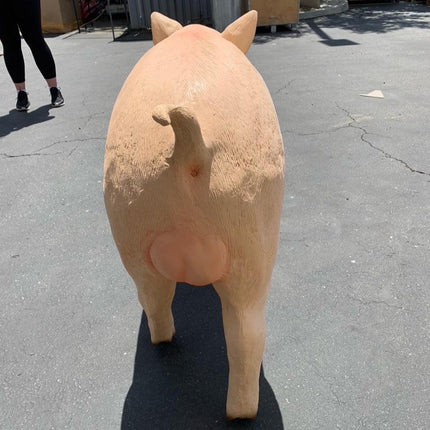 Pig Standing Life Size Statue - LM Treasures 