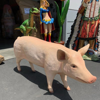Pig Standing Life Size Statue - LM Treasures 