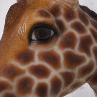 Small Giraffe Head Life Size Statue - LM Treasures 