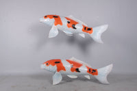 Koi Fish Life Size Statue - LM Treasures 