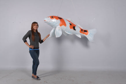 Koi Fish Life Size Statue - LM Treasures 