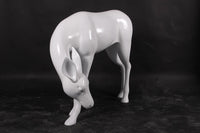 White Deer Standing Life Size Statue - LM Treasures 