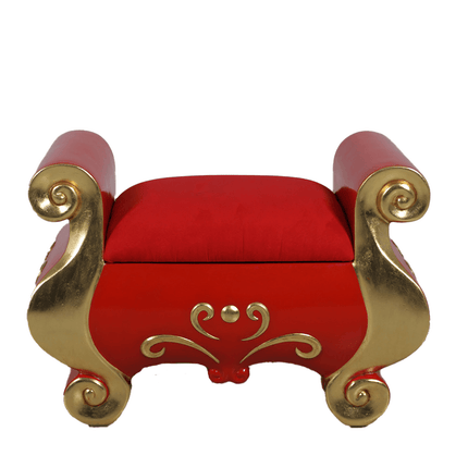 Santa Claus Stool Life Size Statue - LM Treasures 