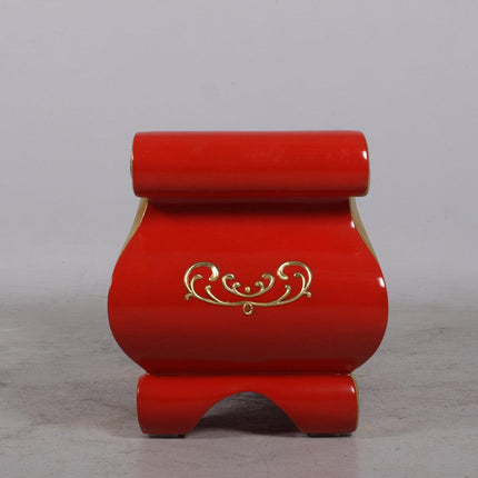 Santa Claus Stool Life Size Statue - LM Treasures 