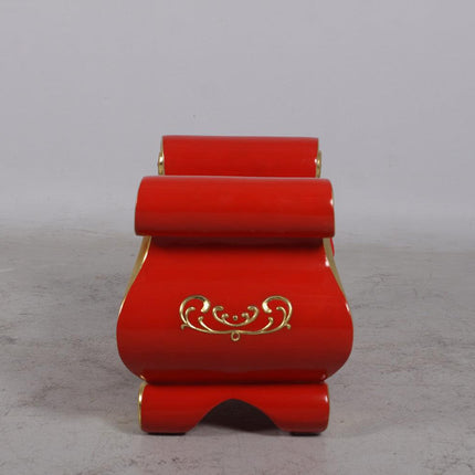 Santa Claus Stool Life Size Statue - LM Treasures 