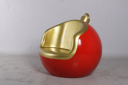 Round Christmas Ornament Seat Over Sized Statue - LM Treasures 