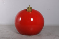 Round Christmas Ornament Seat Over Sized Statue - LM Treasures 