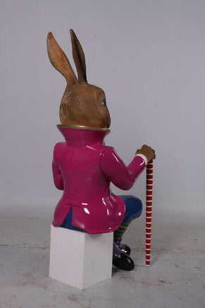 Jack The Bunny Rabbit Sitting Over Sized Statue - LM Treasures 