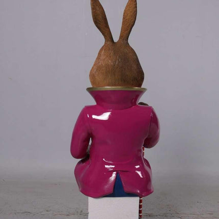 Jack The Bunny Rabbit Sitting Over Sized Statue - LM Treasures 