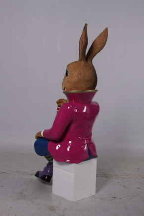 Jack The Bunny Rabbit Sitting Over Sized Statue - LM Treasures 
