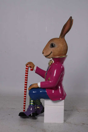 Jack The Bunny Rabbit Sitting Over Sized Statue - LM Treasures 