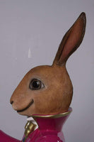 Jack The Bunny Rabbit Sitting Over Sized Statue - LM Treasures 