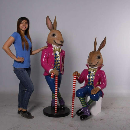 Jack The Bunny Rabbit Over Sized Statue - LM Treasures 