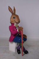 Jack The Bunny Rabbit Sitting Over Sized Statue - LM Treasures 