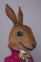 Jack The Bunny Rabbit Sitting Over Sized Statue - LM Treasures 