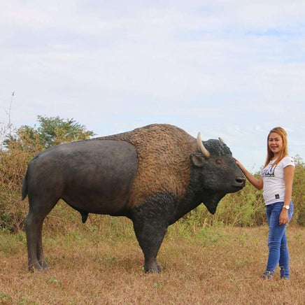 Buffalo Bison Life Size Statue - LM Treasures 