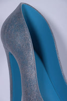 Blue Stiletto High Heel Shoe Over Sized Statue - LM Treasures 