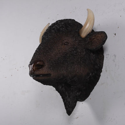 Buffalo American Bison Head Life Size Statue - LM Treasures 
