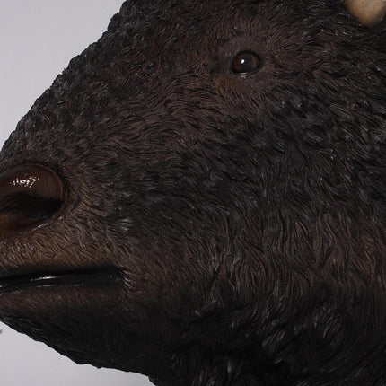 Buffalo American Bison Head Life Size Statue - LM Treasures 