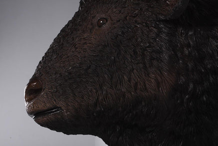 Buffalo American Bison Head Life Size Statue - LM Treasures 