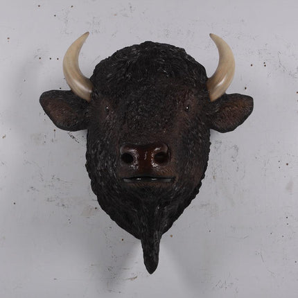 Buffalo American Bison Head Life Size Statue - LM Treasures 