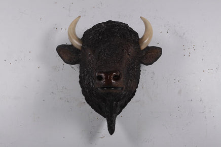 Buffalo American Bison Head Life Size Statue - LM Treasures 