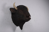 Buffalo American Bison Head Life Size Statue - LM Treasures 