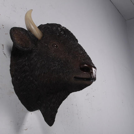 Buffalo American Bison Head Life Size Statue - LM Treasures 