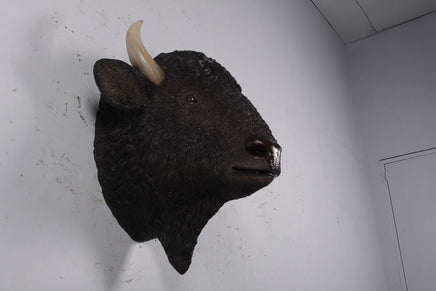 Buffalo American Bison Head Life Size Statue - LM Treasures 