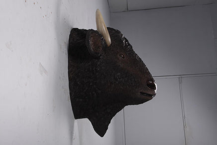 Buffalo American Bison Head Life Size Statue - LM Treasures 