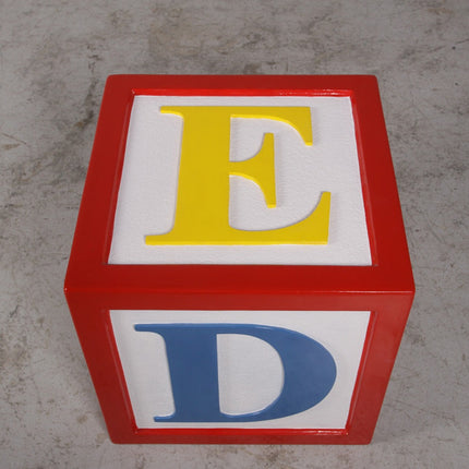 Letter Block Alphabet 18" Over Sized Statue - LM Treasures 