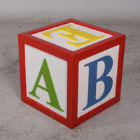Letter Block Alphabet Prop Resin Decor - LM Treasures 