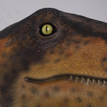 Theropod Dinosaur Head Life Size Statue - LM Treasures 