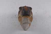 Theropod Dinosaur Head Life Size Statue - LM Treasures 