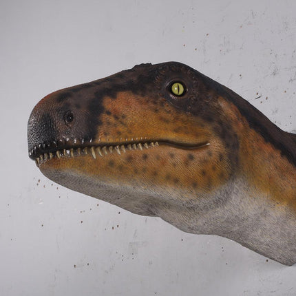 Theropod Dinosaur Head Life Size Statue - LM Treasures 