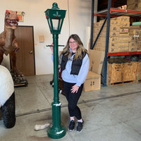 Green Lamp Post Life Size Statue - LM Treasures 