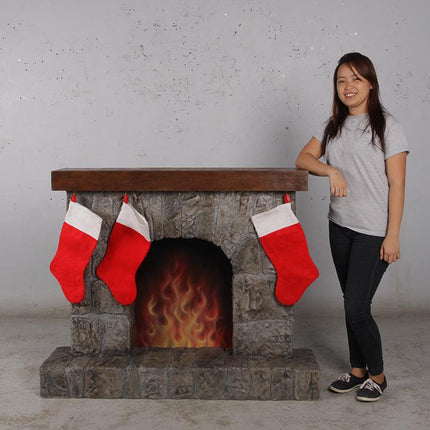 Fireplace Stocking Holder Statue - LM Treasures 