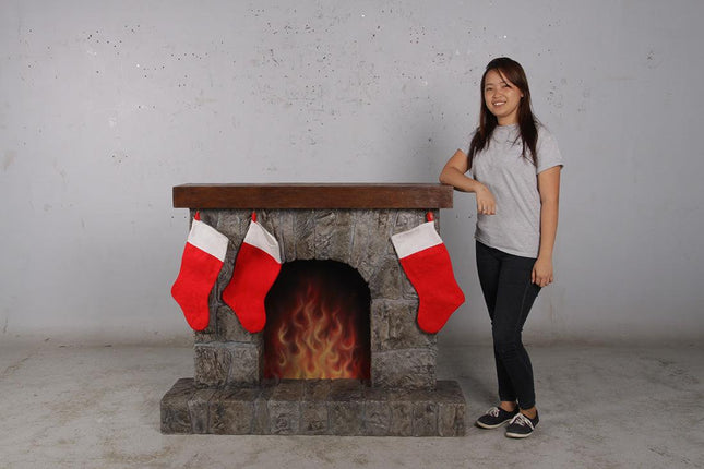 Fireplace Stocking Holder Statue - LM Treasures 