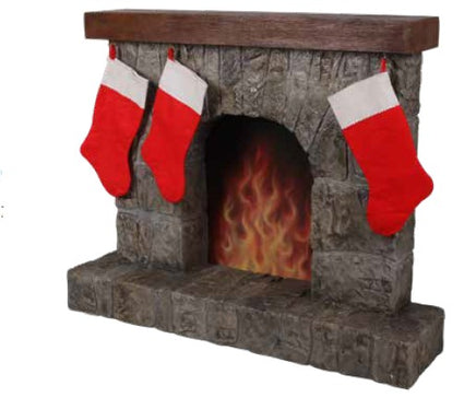 Fireplace Stocking Holder Statue - LM Treasures 