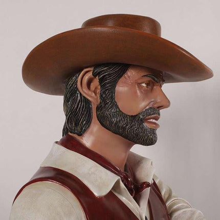 Gunslinger Cowboy Life Size Statue - LM Treasures 