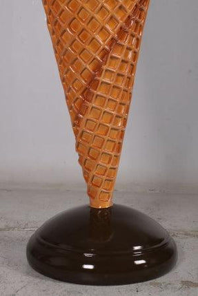 Large Plain Strawberry Soft Serve Ice Cream Statue - LM Treasures 