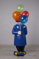 Clown With Balloons Life Size Statue - LM Treasures 