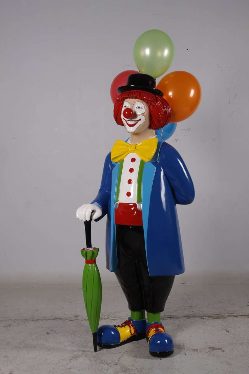 Lifesize Clown Statue