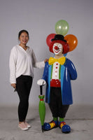 Clown With Balloons Life Size Statue - LM Treasures 